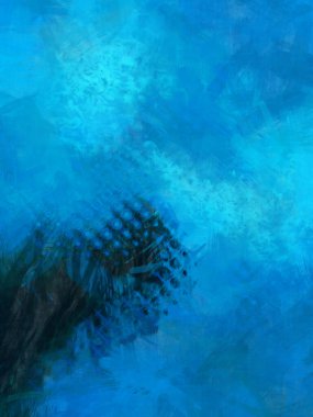 Modern sanat. Renkli çağdaş sanat eserleri. Renkli boya darbeleri. Soyut arkaplanda fırça darbeleri. fırça boyası.