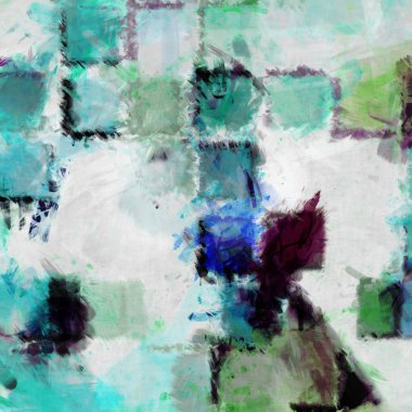 Modern sanat. Renkli çağdaş sanat eserleri. Renkli boya darbeleri. Soyut arkaplanda fırça darbeleri. fırça boyası.