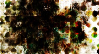 Modern sanat. Renkli çağdaş sanat eserleri. Renkli boya darbeleri. Soyut arkaplanda fırça darbeleri. fırça boyası.