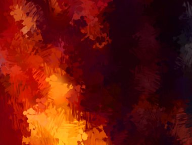 Taranmış Boyalı Soyut Arkaplan. Fırça darbesi ile boyanmış. Boya darbeleri. 2B Görüntü.