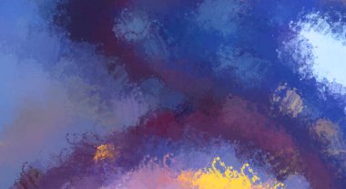 Taranmış Boyalı Soyut Arkaplan. Fırça darbesi ile boyanmış. Boya darbeleri. 2B Görüntü.