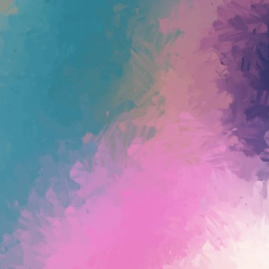 Taranmış Boyalı Soyut Arkaplan. Fırça darbesi ile boyanmış. Boya darbeleri. 2B Görüntü.