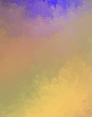 Taranmış Boyalı Soyut Arkaplan. Fırça darbesi ile boyanmış. Boya darbeleri. 2B Görüntü.