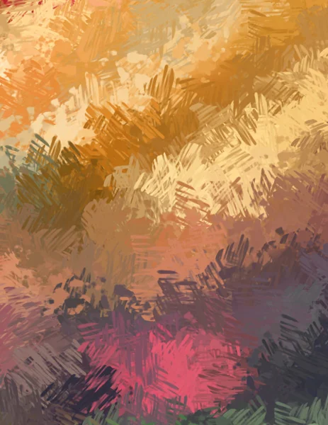 Brushed Painted Abstract Hintergrund Pinselstrich Malerei Farbtupfer Illustration — Stockfoto