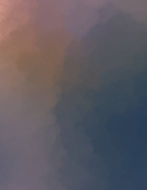 Taranmış Boyalı Soyut Arkaplan. Fırça darbesi ile boyanmış. Boya darbeleri. 2B Görüntü.