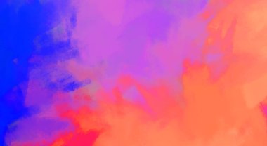 Taranmış Boyalı Soyut Arkaplan. Fırça darbesi ile boyanmış. Sanatsal canlılık ve renkli duvar kağıdı.