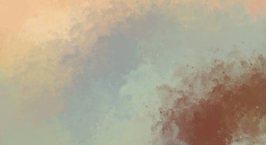 Taranmış Boyalı Soyut Arkaplan. Fırça darbesi ile boyanmış. Boya darbeleri. 2B Görüntü.