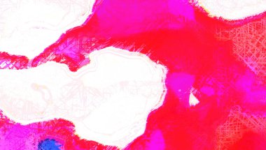 Modern sanat. Renkli çağdaş sanat eserleri. Renkli boya darbeleri. Soyut arkaplanda fırça darbeleri. fırça boyası.