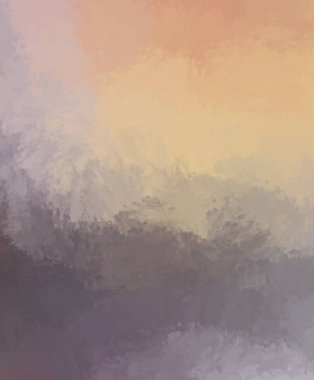 Taranmış Boyalı Soyut Arkaplan. Fırça darbesi ile boyanmış. Boya darbeleri. 2B Görüntü.