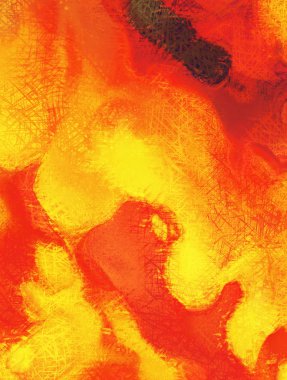 Modern sanat. Renkli çağdaş sanat eserleri. Renkli boya darbeleri. Soyut arkaplanda fırça darbeleri. fırça boyası.