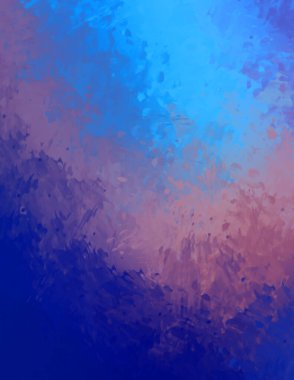 Taranmış Boyalı Soyut Arkaplan. Fırça darbesi ile boyanmış. Boya darbeleri. 2B Görüntü.