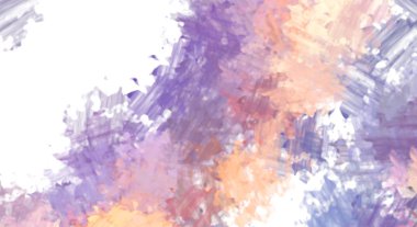 Taranmış Boyalı Soyut Arkaplan. Fırça darbesi ile boyanmış. Boya darbeleri. 2B Görüntü.