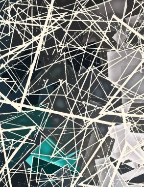 Modern sanat. Renkli çağdaş sanat eserleri. Renkli boya darbeleri. Soyut arkaplanda fırça darbeleri. fırça boyası.