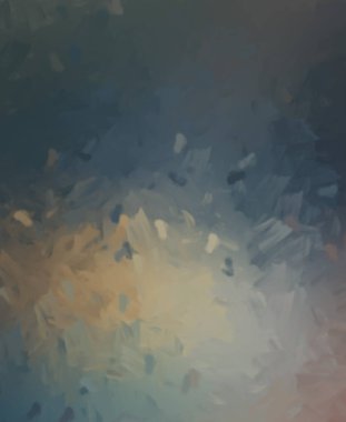 Taranmış Boyalı Soyut Arkaplan. Fırça darbesi ile boyanmış. Boya darbeleri. 2B Görüntü.