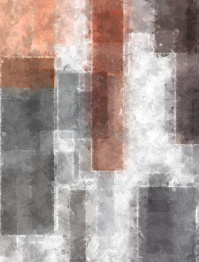 Modern sanat. Renkli çağdaş sanat eserleri. Renkli boya darbeleri. Soyut arkaplanda fırça darbeleri. fırça boyası.