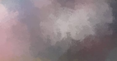 Taranmış Boyalı Soyut Arkaplan. Fırça darbesi ile boyanmış. Boya darbeleri. 2B Görüntü.