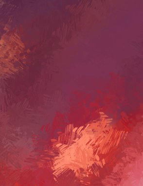 Taranmış Boyalı Soyut Arkaplan. Fırça darbesi ile boyanmış. Boya darbeleri. 2B Görüntü.