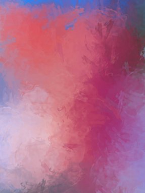 Taranmış Boyalı Soyut Arkaplan. Fırça darbesi ile boyanmış. Boya darbeleri. 2B Görüntü.