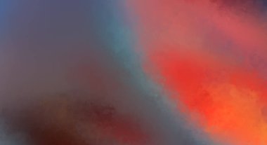 Taranmış Boyalı Soyut Arkaplan. Fırça darbesi ile boyanmış. Boya darbeleri. 2B Görüntü.