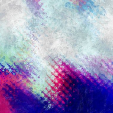 Modern sanat. Renkli çağdaş sanat eserleri. Renkli boya darbeleri. Soyut arkaplanda fırça darbeleri. fırça boyası.