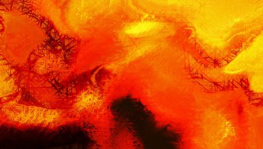 Modern sanat. Renkli çağdaş sanat eserleri. Renkli boya darbeleri. Soyut arkaplanda fırça darbeleri. fırça boyası.