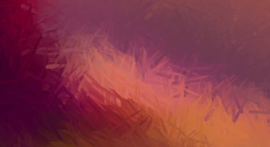 Taranmış Boyalı Soyut Arkaplan. Fırça darbesi ile boyanmış. Boya darbeleri. 2B Görüntü.