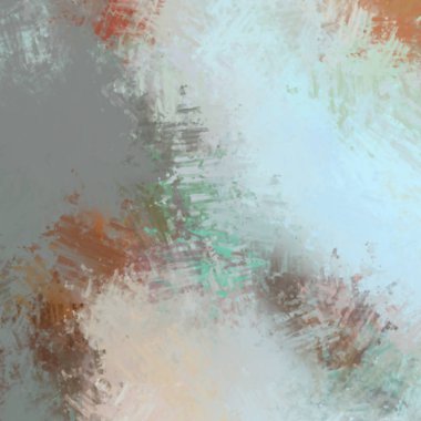 Taranmış Boyalı Soyut Arkaplan. Fırça darbesi ile boyanmış. Boya darbeleri. 2B Görüntü.