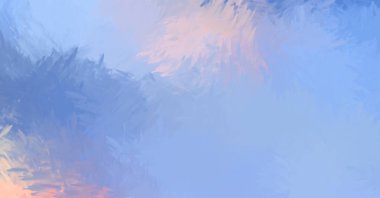 Taranmış Boyalı Soyut Arkaplan. Fırça darbesi ile boyanmış. Boya darbeleri. 2B Görüntü.