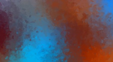 Taranmış Boyalı Soyut Arkaplan. Fırça darbesi ile boyanmış. Boya darbeleri. 2B Görüntü.