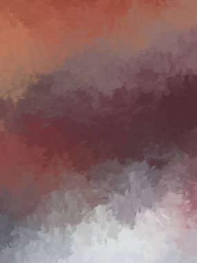 Taranmış Boyalı Soyut Arkaplan. Fırça darbesi ile boyanmış. Boya darbeleri. 2B Görüntü.