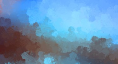 Taranmış Boyalı Soyut Arkaplan. Fırça darbesi ile boyanmış. Boya darbeleri. 2B Görüntü.