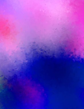 Taranmış Boyalı Soyut Arkaplan. Fırça darbesi ile boyanmış. Boya darbeleri. 2B Görüntü.