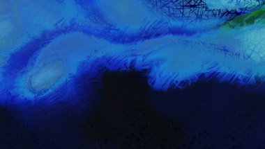 Modern sanat. Renkli çağdaş sanat eserleri. Renkli boya darbeleri. Soyut arkaplanda fırça darbeleri. fırça boyası.