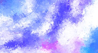 Taranmış Boyalı Soyut Arkaplan. Fırça darbesi ile boyanmış. Boya darbeleri. 2B Görüntü.