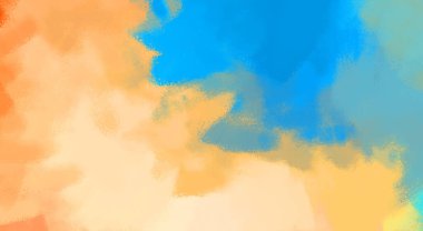 Taranmış Boyalı Soyut Arkaplan. Fırça darbesi ile boyanmış. Sanatsal canlılık ve renkli duvar kağıdı.