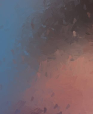 Taranmış Boyalı Soyut Arkaplan. Fırça darbesi ile boyanmış. Boya darbeleri. 2B Görüntü.