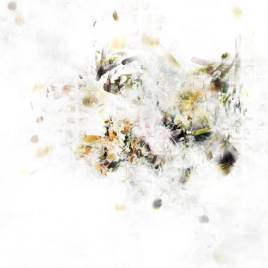 Modern sanat. Renkli çağdaş sanat eserleri. Renkli boya darbeleri. Soyut arkaplanda fırça darbeleri. fırça boyası.