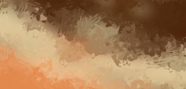 Taranmış Boyalı Soyut Arkaplan. Fırça darbesi ile boyanmış. Boya darbeleri. 2B Görüntü.