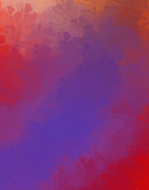 Taranmış Boyalı Soyut Arkaplan. Fırça darbesi ile boyanmış. Boya darbeleri. 2B Görüntü.