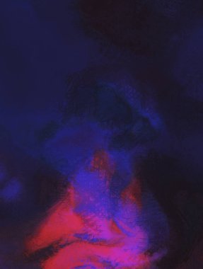 Modern sanat. Renkli çağdaş sanat eserleri. Renkli boya darbeleri. Soyut arkaplanda fırça darbeleri. fırça boyası.