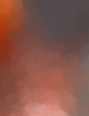 Taranmış Boyalı Soyut Arkaplan. Fırça darbesi ile boyanmış. Boya darbeleri. 2B Görüntü.