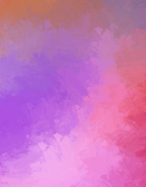 Taranmış Boyalı Soyut Arkaplan. Fırça darbesi ile boyanmış. Boya darbeleri. 2B Görüntü.