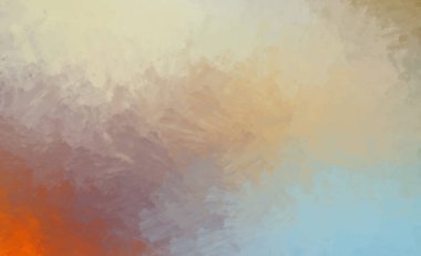 Taranmış Boyalı Soyut Arkaplan. Fırça darbesi ile boyanmış. Boya darbeleri. 2B Görüntü.