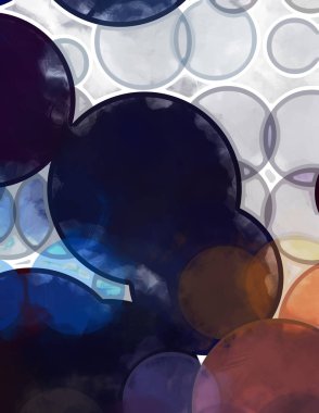 Modern sanat. Renkli çağdaş sanat eserleri. Renkli boya darbeleri. Soyut arkaplanda fırça darbeleri. fırça boyası.