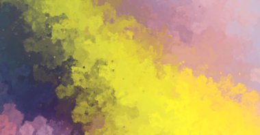 Taranmış Boyalı Soyut Arkaplan. Fırça darbesi ile boyanmış. Boya darbeleri. 2B Görüntü.