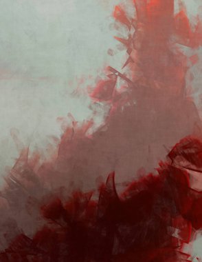 Modern sanat. Renkli çağdaş sanat eserleri. Renkli boya darbeleri. Soyut arkaplanda fırça darbeleri. fırça boyası.