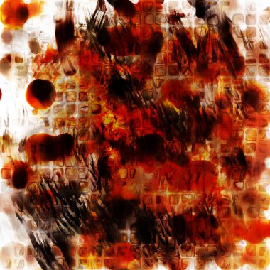 Modern sanat. Renkli çağdaş sanat eserleri. Renkli boya darbeleri. Soyut arkaplanda fırça darbeleri. fırça boyası.