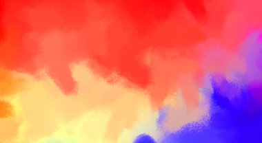 Taranmış Boyalı Soyut Arkaplan. Fırça darbesi ile boyanmış. Sanatsal canlılık ve renkli duvar kağıdı.