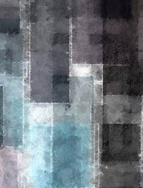 Modern sanat. Renkli çağdaş sanat eserleri. Renkli boya darbeleri. Soyut arkaplanda fırça darbeleri. fırça boyası.