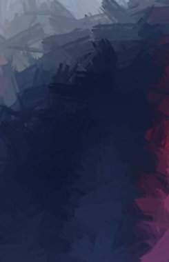 Taranmış Boyalı Soyut Arkaplan. Fırça darbesi ile boyanmış. Boya darbeleri. 2B Görüntü.